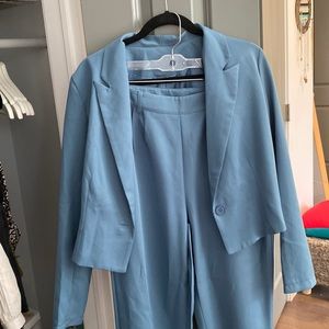 Blue Shein Pantsuit